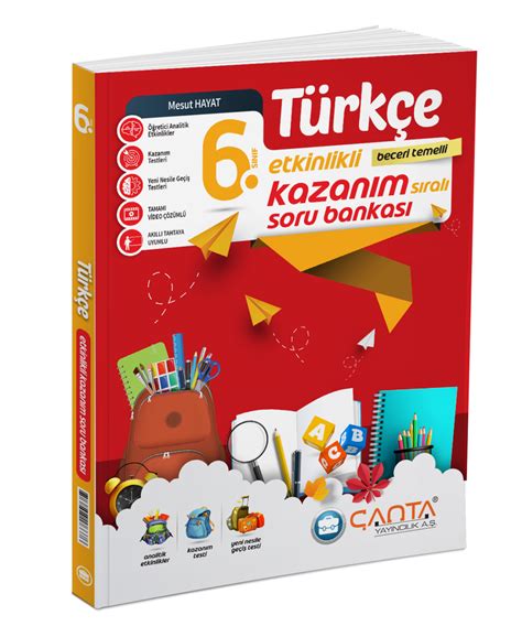 çanta yayınları 6 sınıf türkçe etkinlikli kazanım soru bankası cevapları